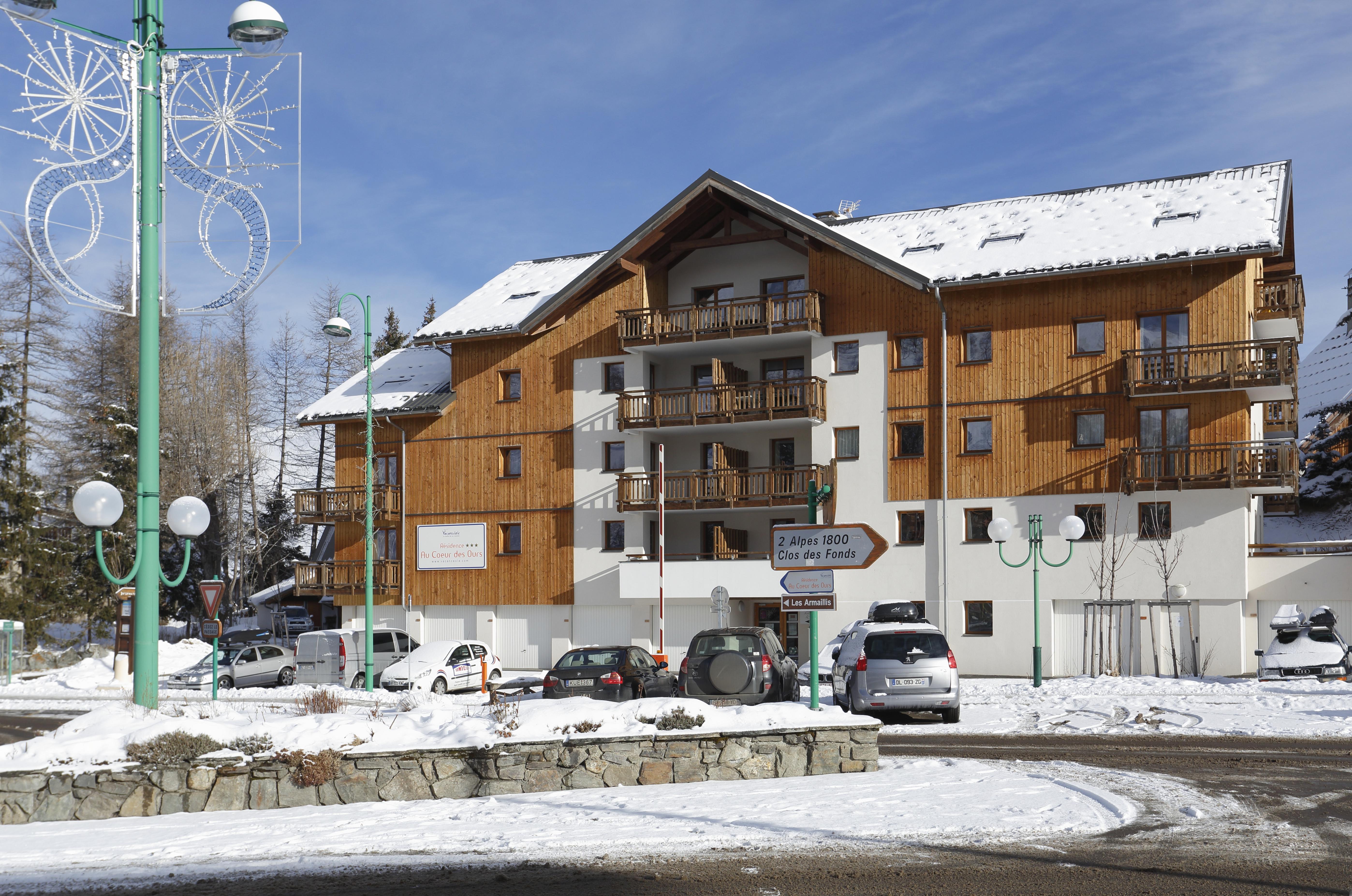 Aparthotel Vacanceole - Au Coeur Des Ours Les Deux Alpes Zewnętrze zdjęcie